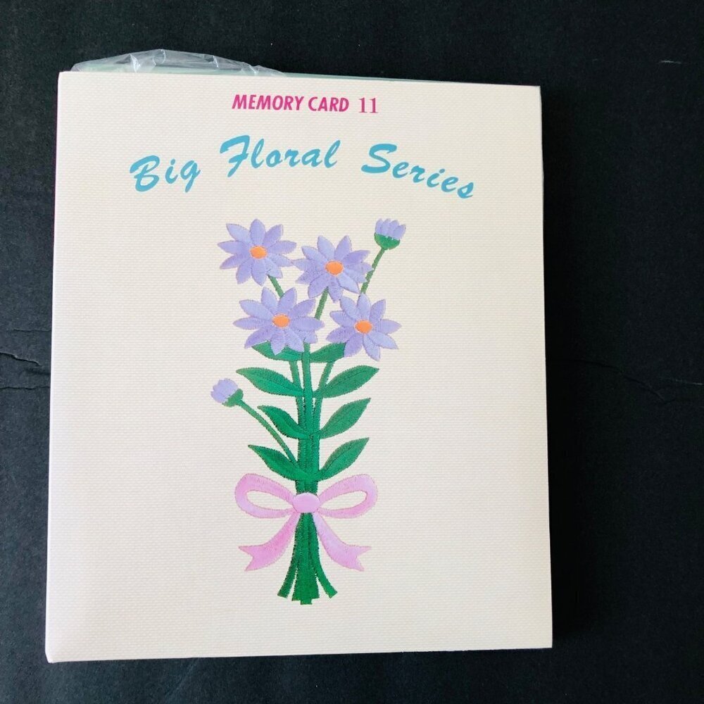 Janome Flower Series Big Floral Series #11‎ CD Templates New Machine Embroidery